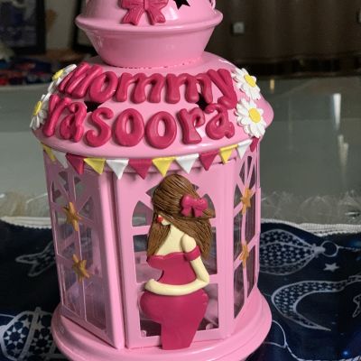 Polymer clay lantern 