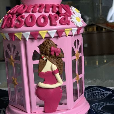 Polymer clay lantern 