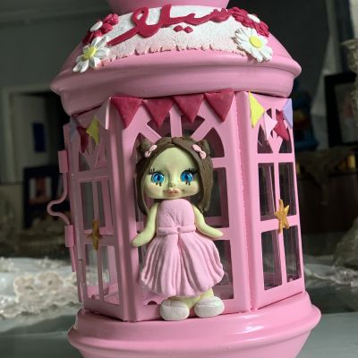 Polymer clay lantern 