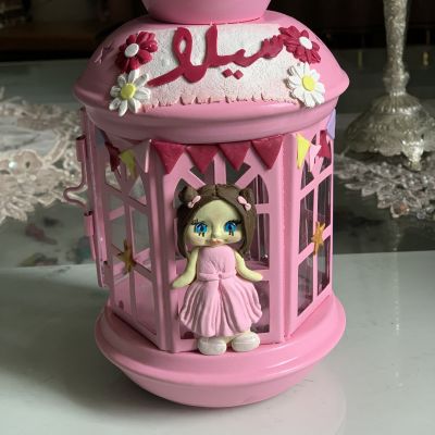 Polymer clay lantern 