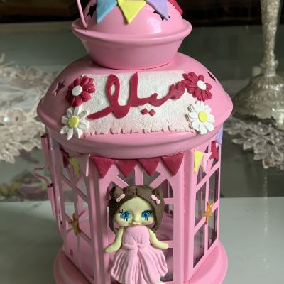 Polymer clay lantern 