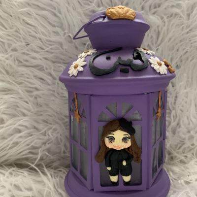 Polymer clay lantern 