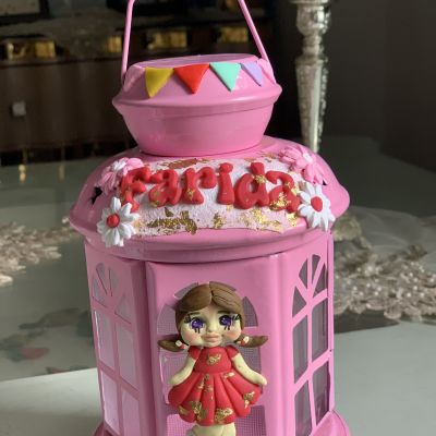 Polymer clay lantern 