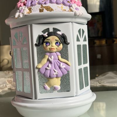 Polymer clay lantern 