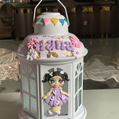 Polymer clay lantern 