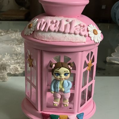 Polymer clay lantern 
