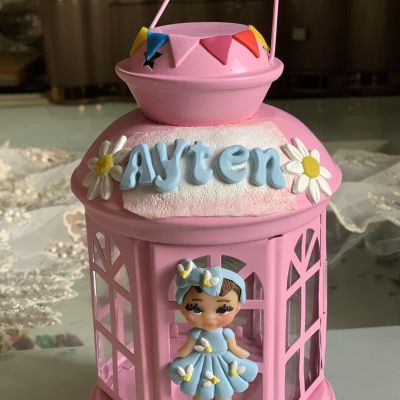 Polymer clay lantern 