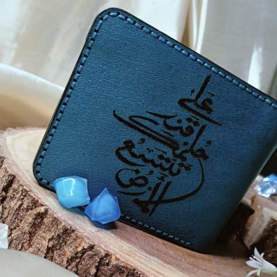 محفظة رجالي جلد طبيعي 