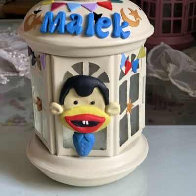 فانوس صلصال حراري 