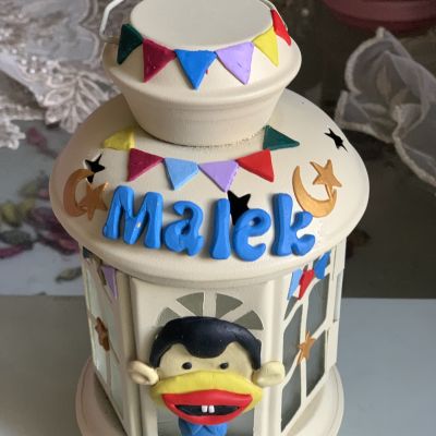 فانوس صلصال حراري 