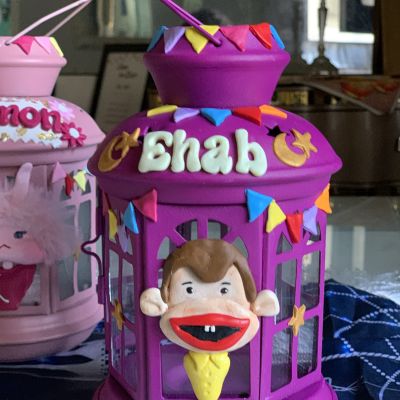 فانوس صلصال حراري 