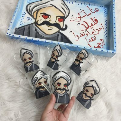 طقم شاي كبير 