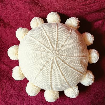 كوشن كروشيه دايره 