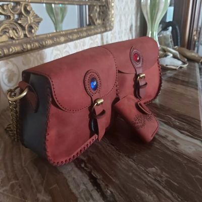 شنطه جلد طبيعي