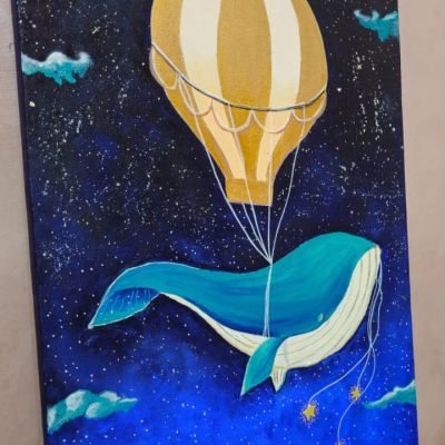 لوحه مرسومه بالاوان الاكريليك 