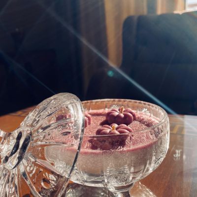 شمعة الورد البلدى  المعطرة 