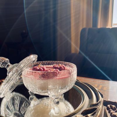 شمعة الورد البلدى  المعطرة 