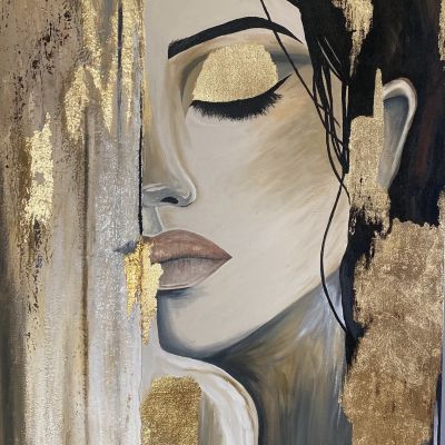 لوحات رسم يدوي بالألوان الاكريليك