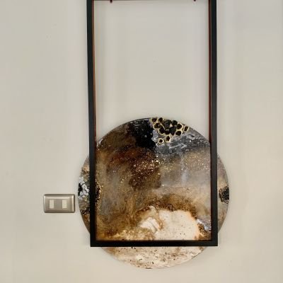 تابلوة ريزن دائري مودرن بارز