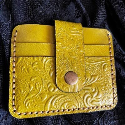Handmade genuine leather cardholder 