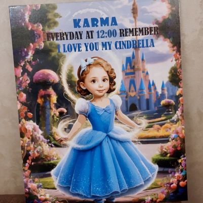 Custom made wooden tableau for kids 