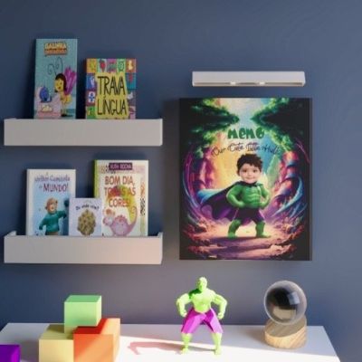 تابلوه خشبي يرسم خصيصا للاطفال