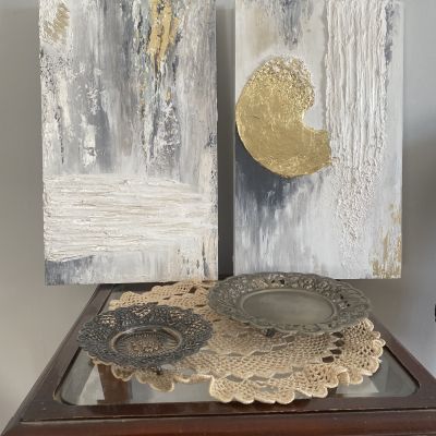 لوحة فنية مرسومة باليد