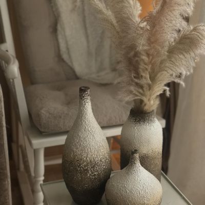 طقم فازات ثلاثى مختلف الأحجام 