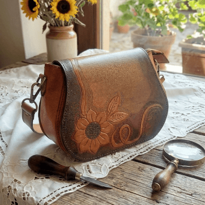 شنطه توت جلد طبيعي