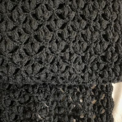 كوفيه كروشيه من الصوف