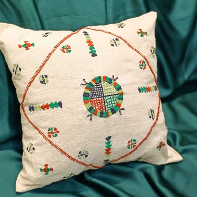 cushion cover handmade embroidered