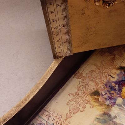 علبة مناديل - صينية خشب