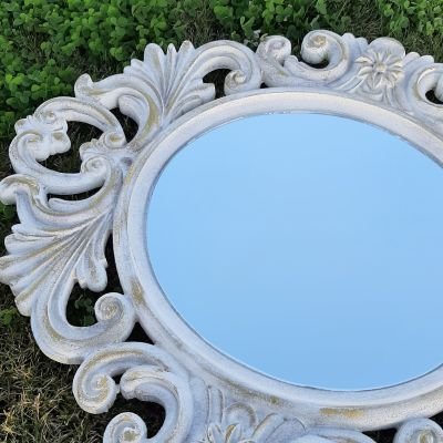 مراية أنيقة  -  3 قطع من حامل الشمع خشب زان طبيعي