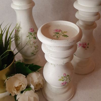 طقم 3 قطع حامل للشمع