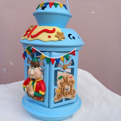 فانوس رمضان بالصلصال الحراري 
