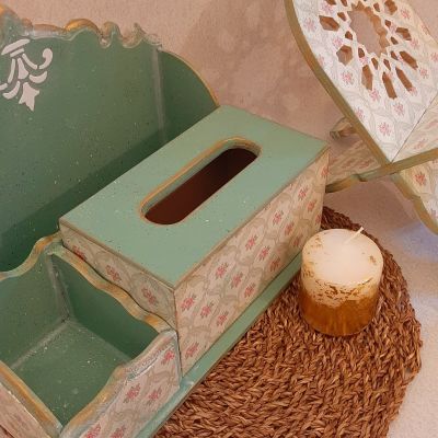 Basket + organizer + Quran stand