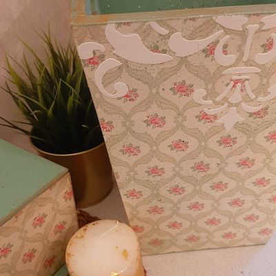 Basket + organizer + Quran stand