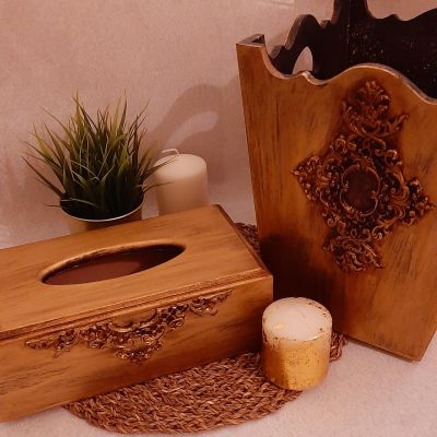 طقم باسكت + علبة مناديل