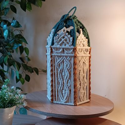 فانوس مكرمية 