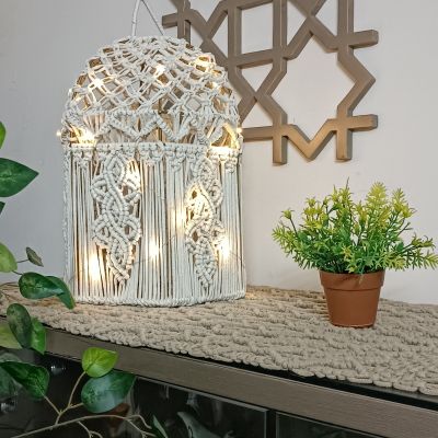 فانوس مكرمية 