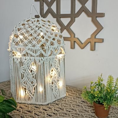 فانوس مكرمية 