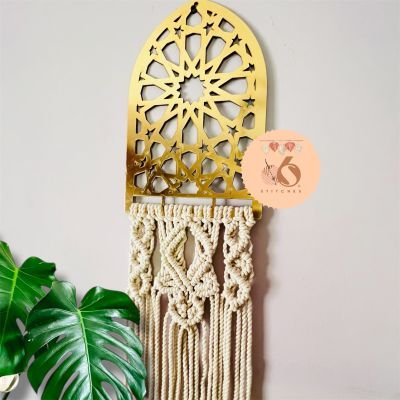 ديكور ارابيسك بشغل المكرمية 