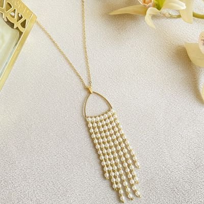 طقم لولي شراشيب ( حلق و سلسلة )