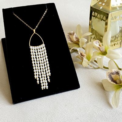 طقم لولي شراشيب ( حلق و سلسلة )