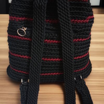 شنطه باك كروشيه 