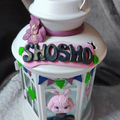 فانوس رمضان أبيض 