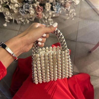 حقيبه سهره مرصعه بالاستراس