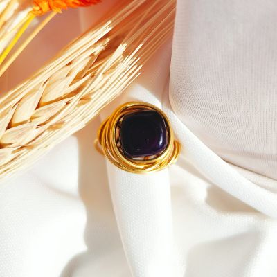 طقم فرفشة عقيق بروك ونحاس 