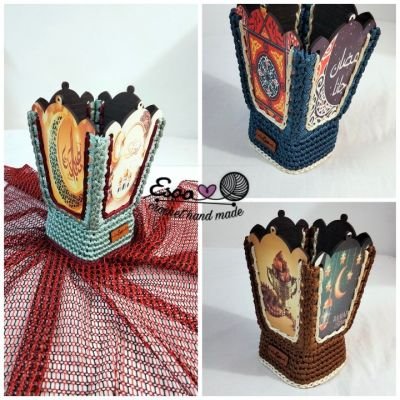 تمرية للبلح فانوس رمضان كروشيه 