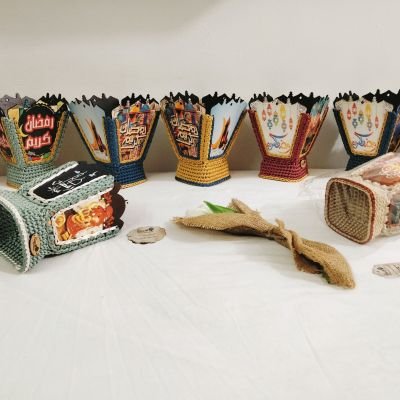 تمرية للبلح فانوس رمضان كروشيه 